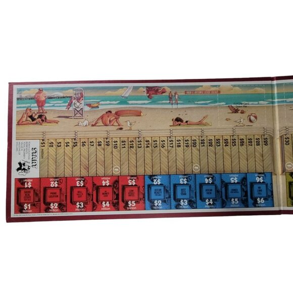 Advance To Boardwalk Replacement Board Beach Game Swim Building Property Empire - Picture 2 of 7